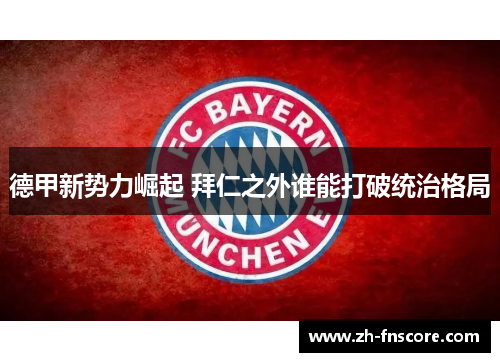 德甲新势力崛起 拜仁之外谁能打破统治格局